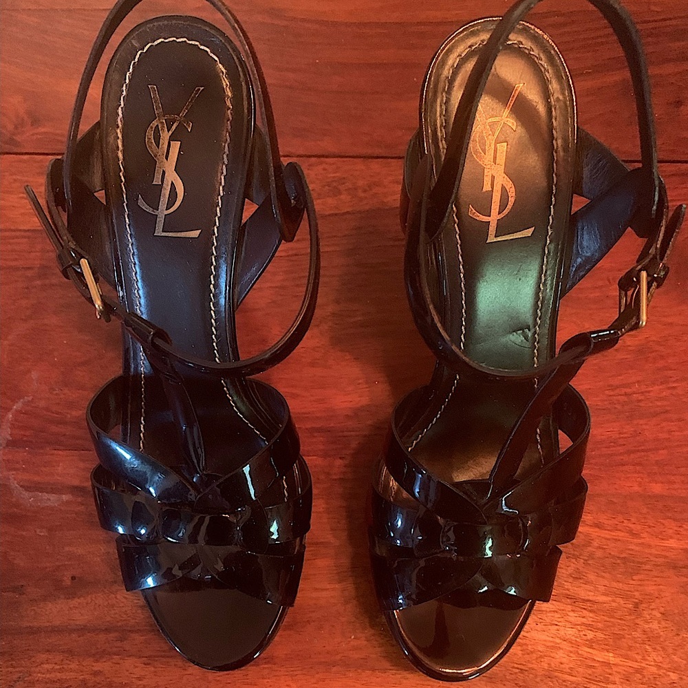 YSL Tribute Sandal black 39.5